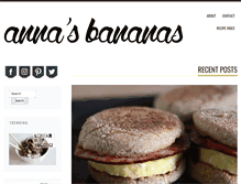 Tablet Screenshot of annas-bananas.com